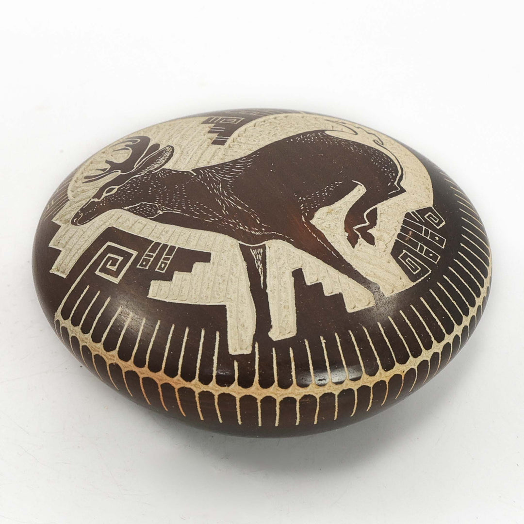 1980s Hopi Deer Bowl