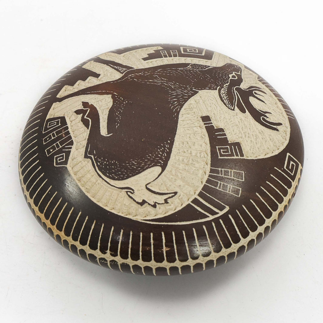 1980s Hopi Deer Bowl