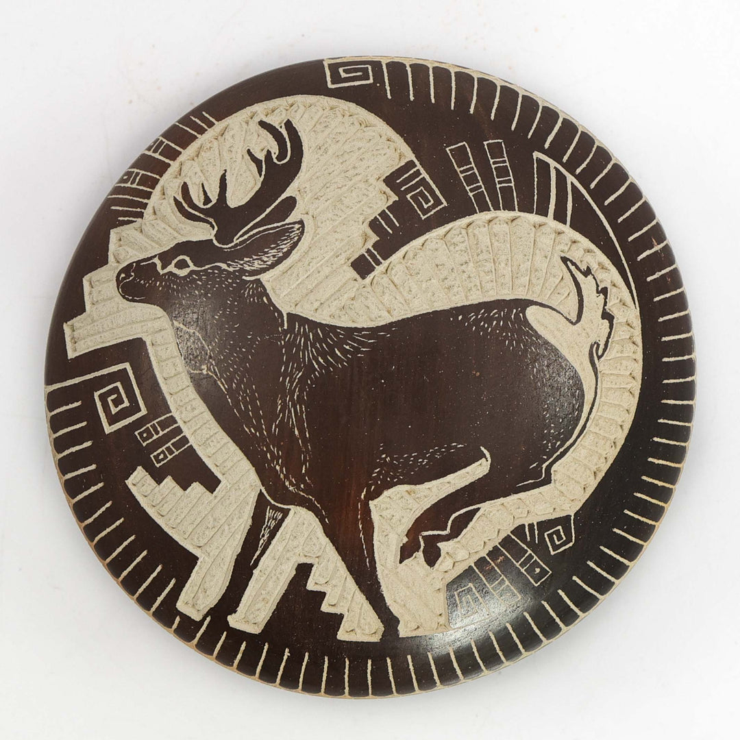 1980s Hopi Deer Bowl