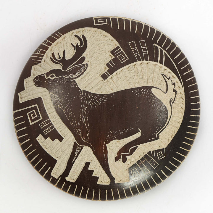 1980s Hopi Deer Bowl