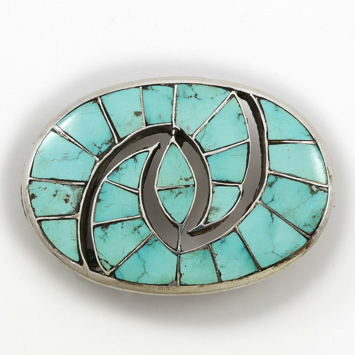 1970s Turquoise Inlay Buckle