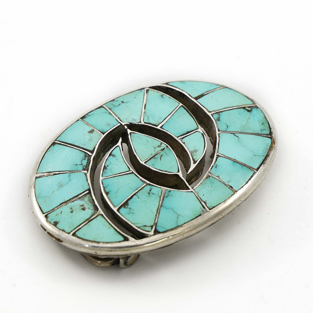 1970s Turquoise Inlay Buckle