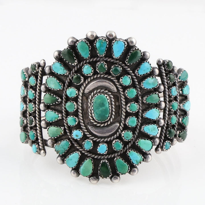 1940s Turquoise Cluster Cuff