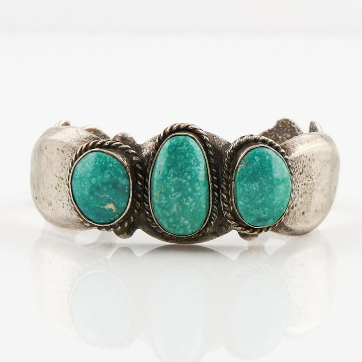 1960s Turquoise Sandcast Cuff