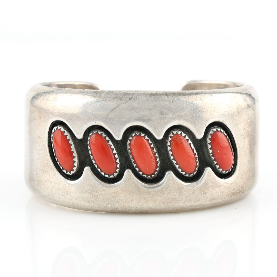 Coral Shadowbox Cuff