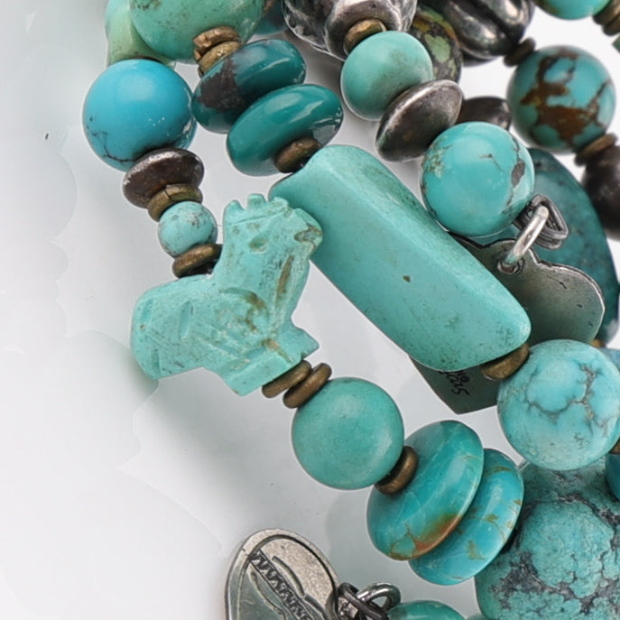 Turquoise Wrap-Around Bracelet
