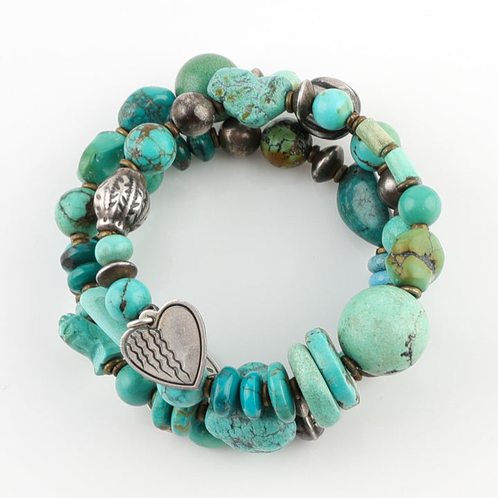 Turquoise Wrap-Around Bracelet