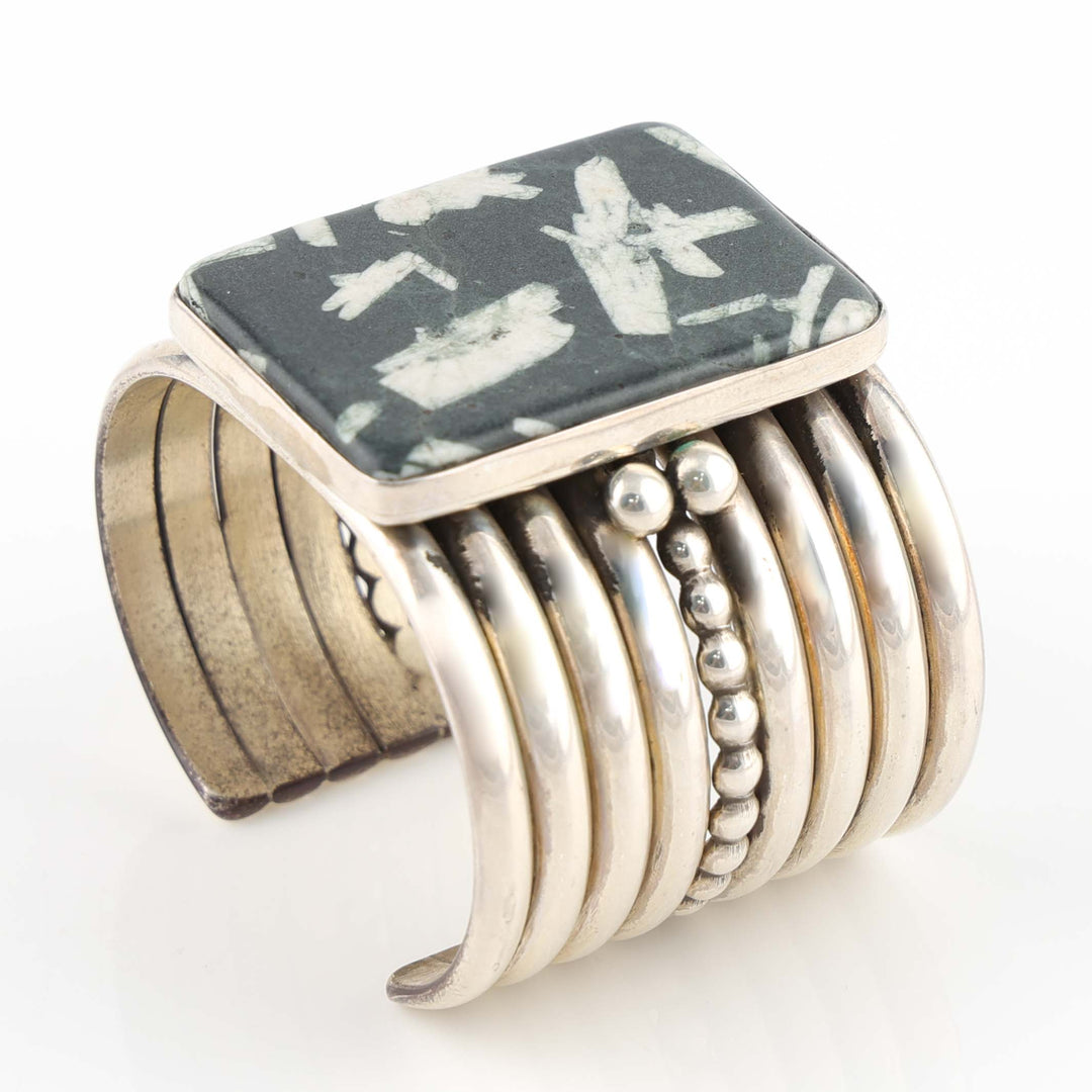 Calligraphy Stone Cuff