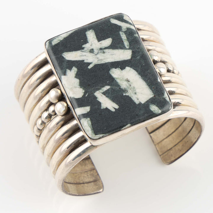 Calligraphy Stone Cuff