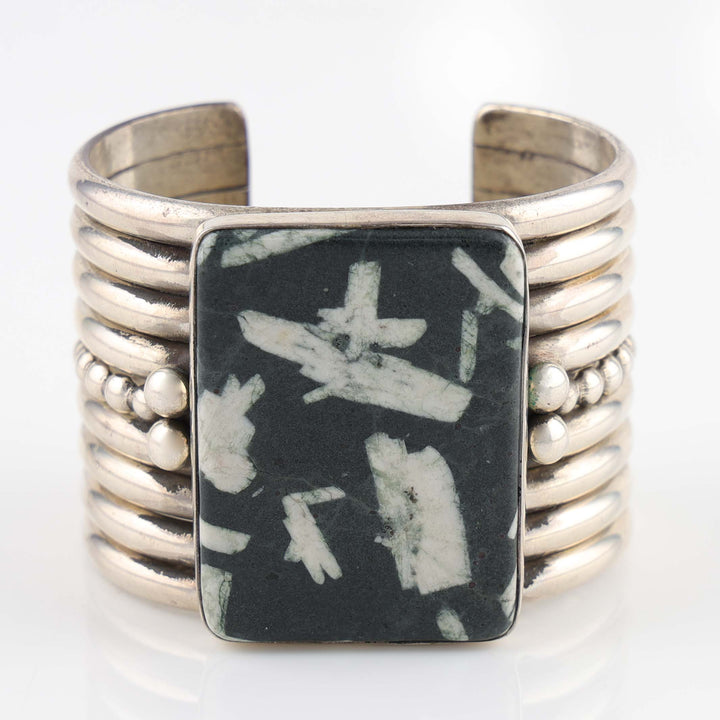 Calligraphy Stone Cuff