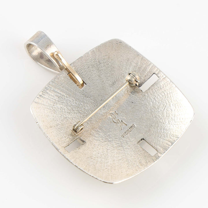 Multi-Stone Pin and Pendant