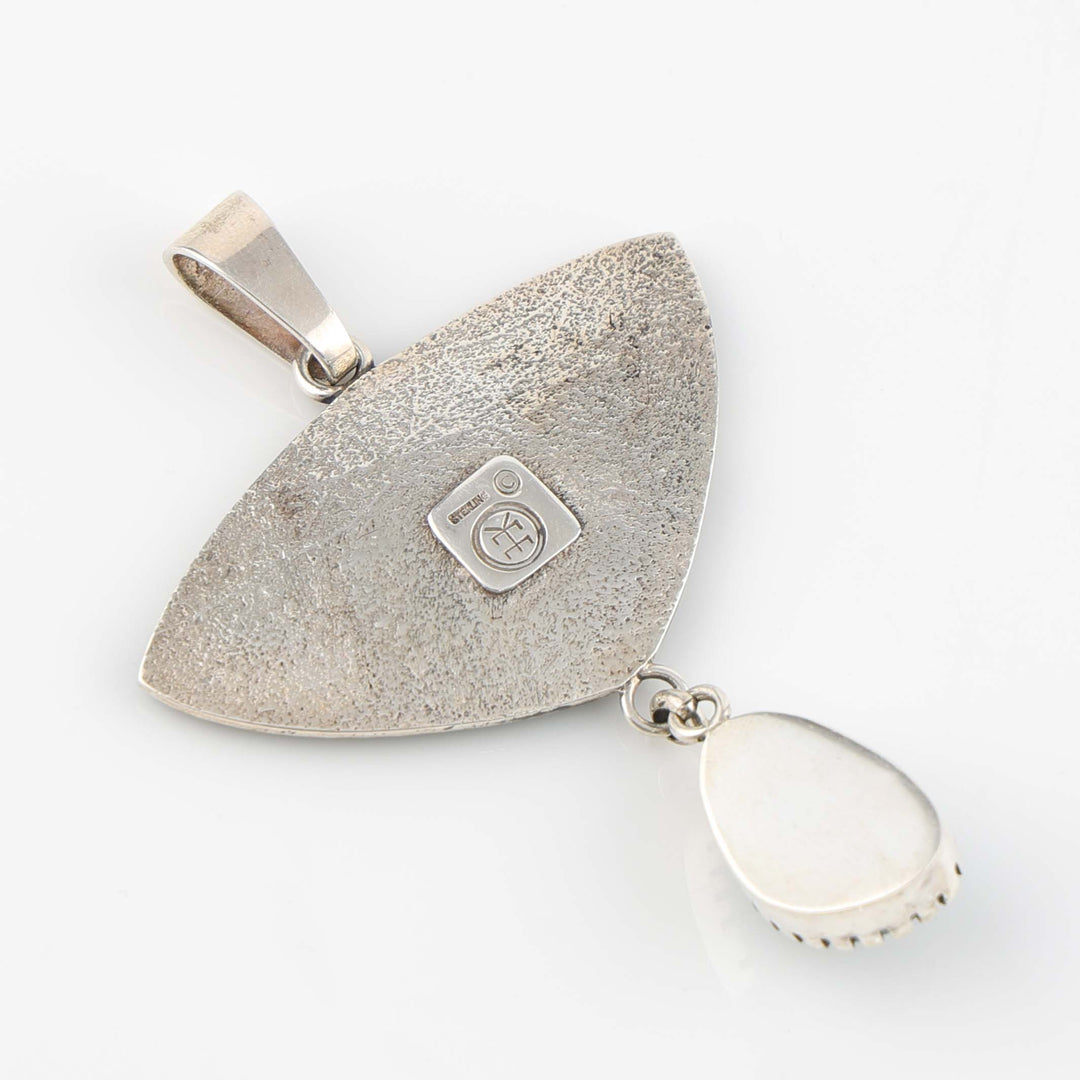 Bisbee Turquoise Eagle Pendant