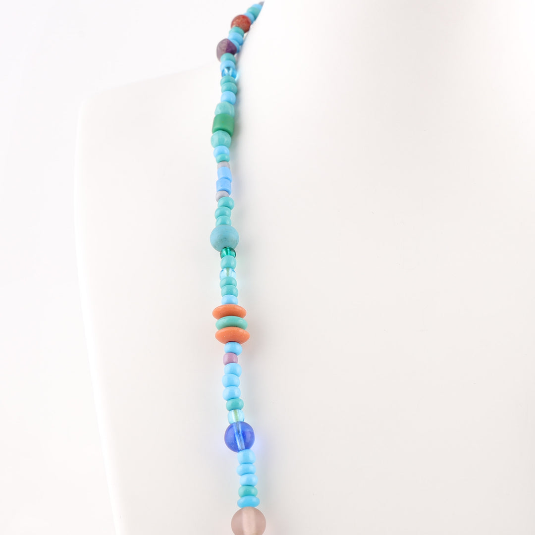 Trade Bead Heart Necklace