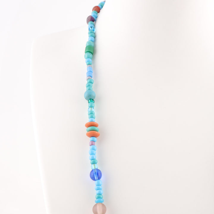Trade Bead Heart Necklace