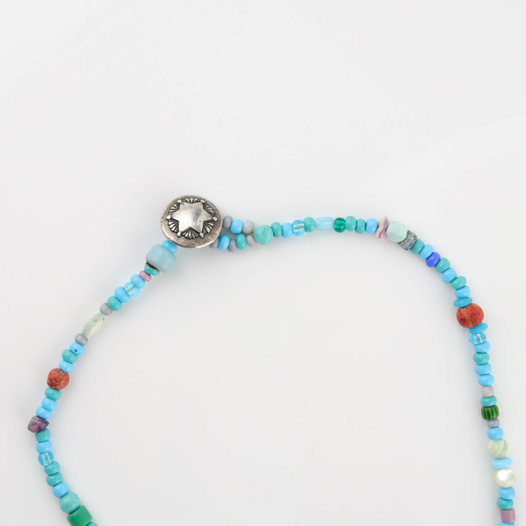 Trade Bead Heart Necklace