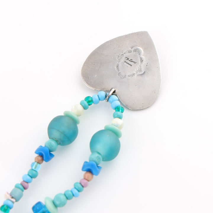 Trade Bead Heart Necklace
