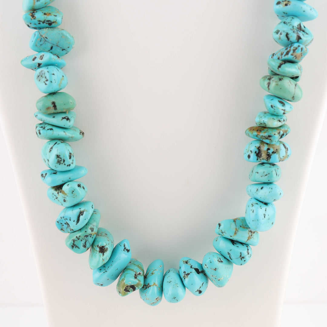 1970s Turquoise Nugget Necklace