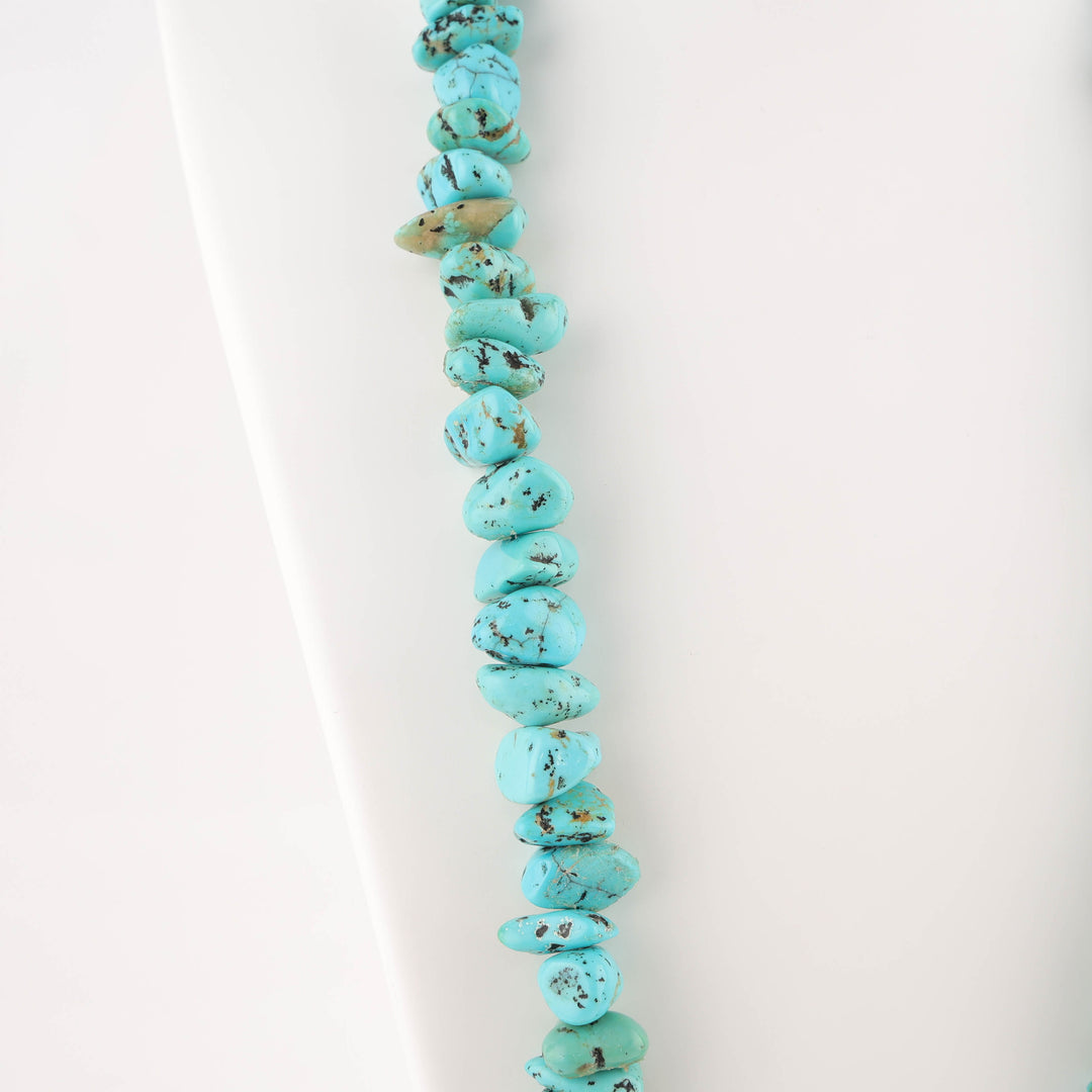 1970s Turquoise Nugget Necklace