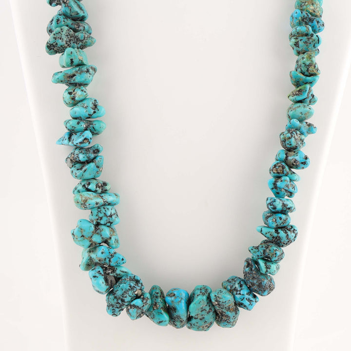 1970s Turquoise Nugget Necklace