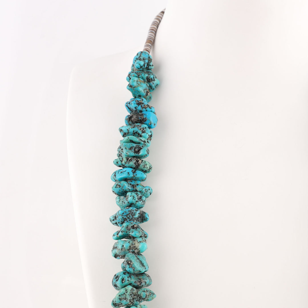 1970s Turquoise Nugget Necklace