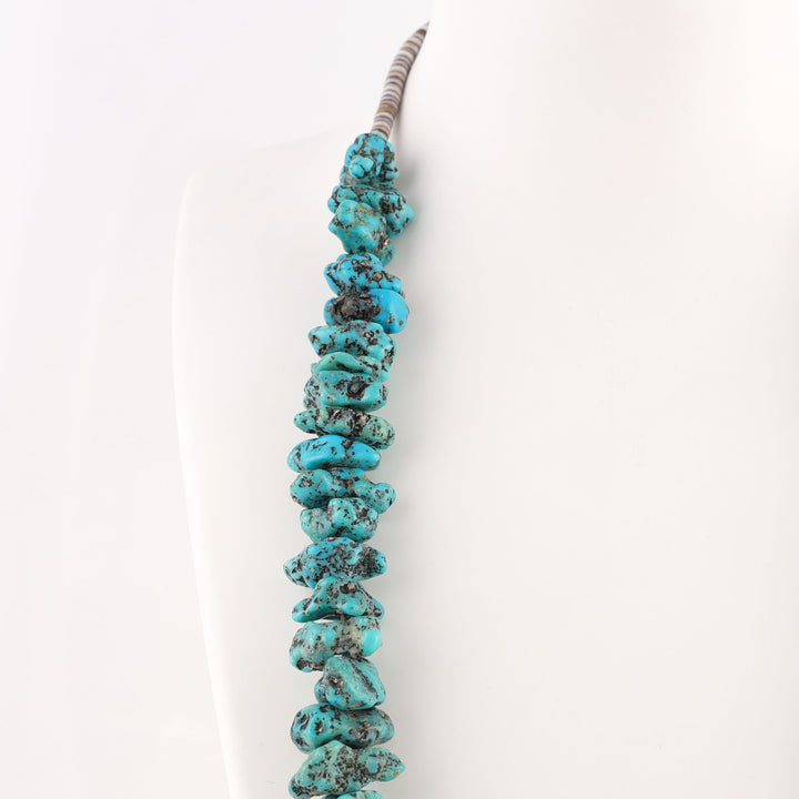 1970s Turquoise Nugget Necklace
