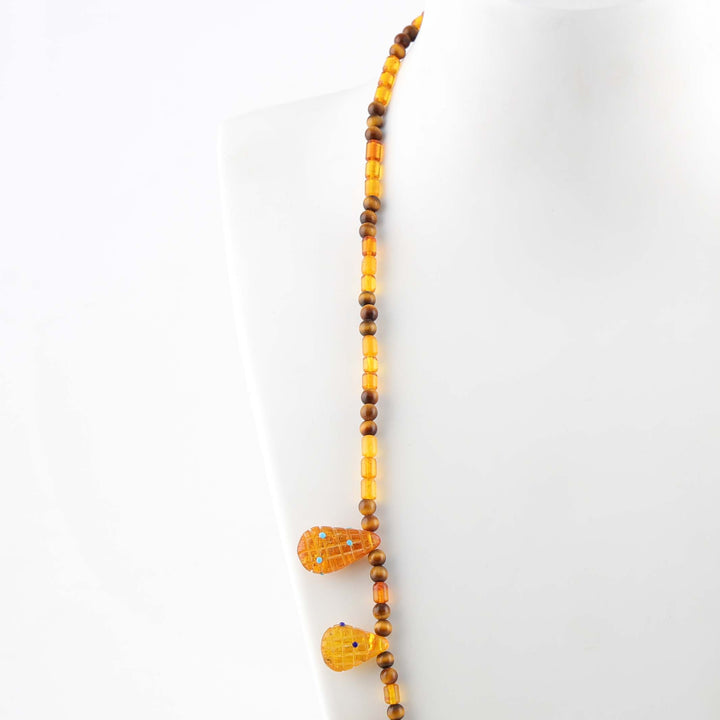 Amber Corn Maiden Necklace