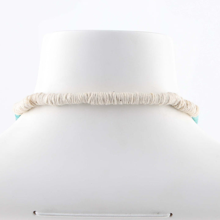 1980s Turquoise Tab Necklace
