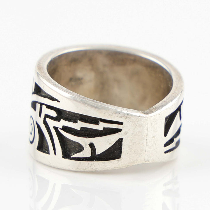 Gold on Silver Man in the Maze Ring