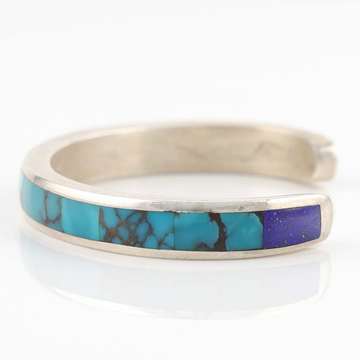 Turquoise and Lapis Cuff