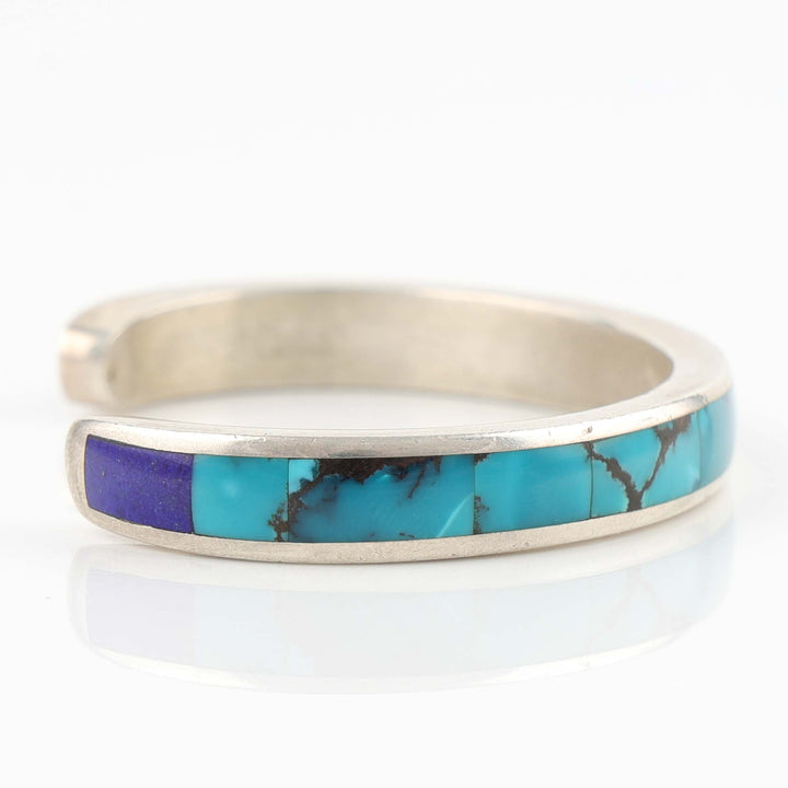 Turquoise and Lapis Cuff