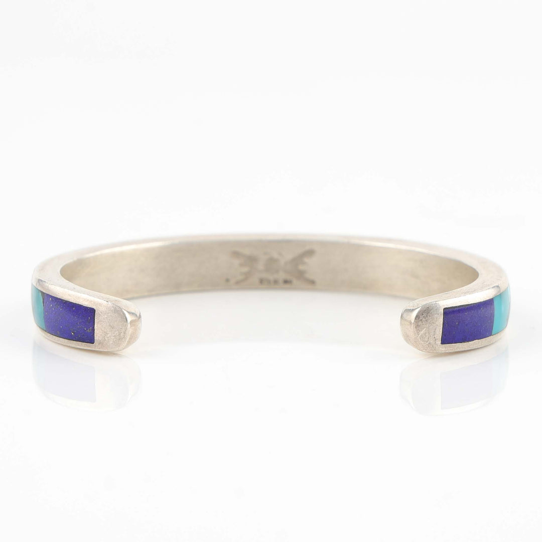 Turquoise and Lapis Cuff