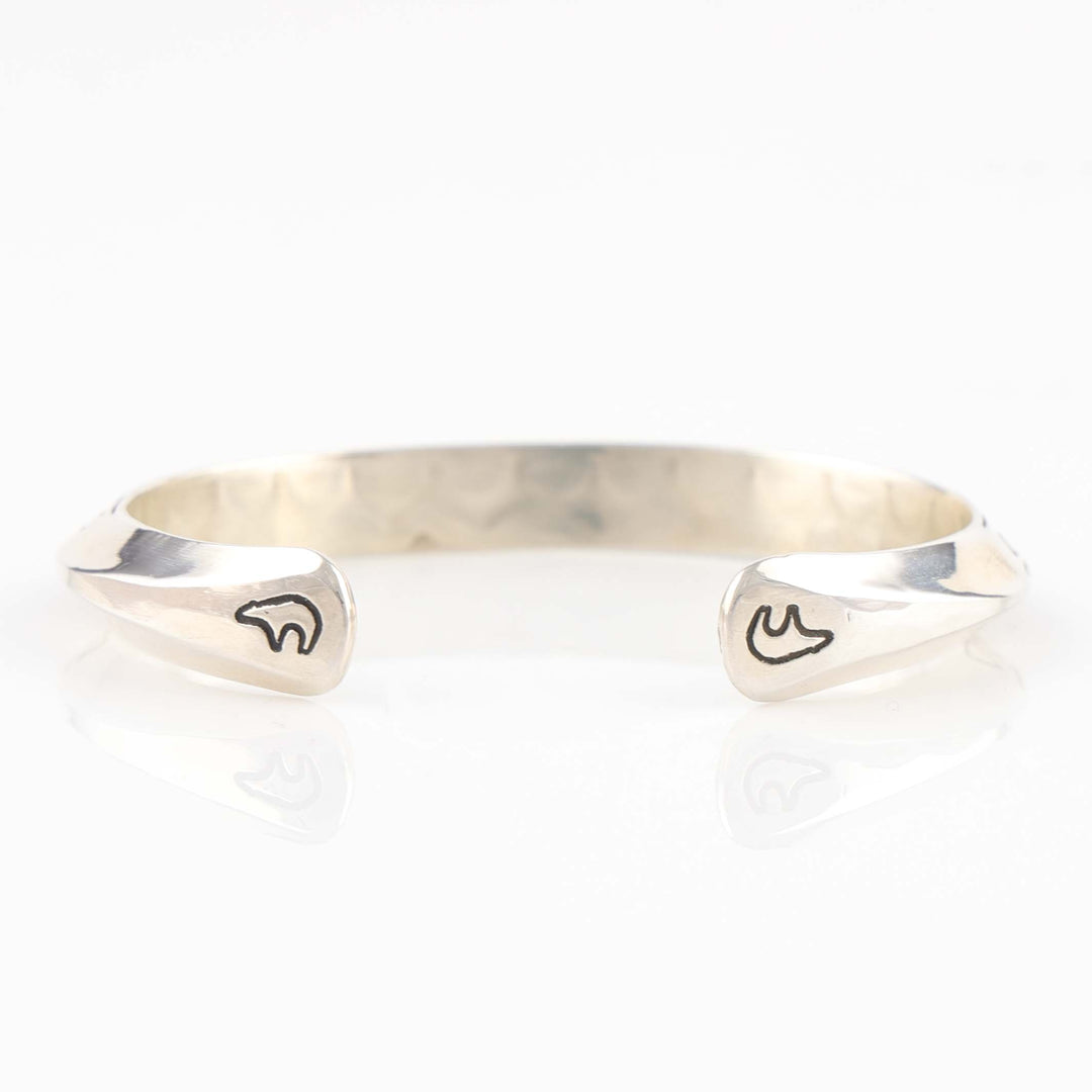 Stamped Silver Cuff