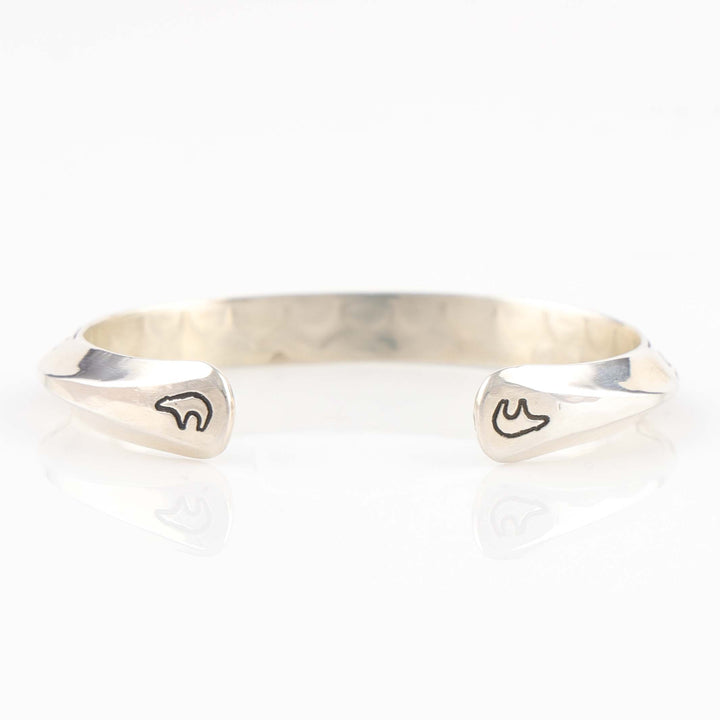Stamped Silver Cuff