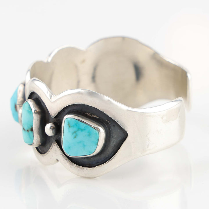 1960s Lone Mountain Turquoise Cuff
