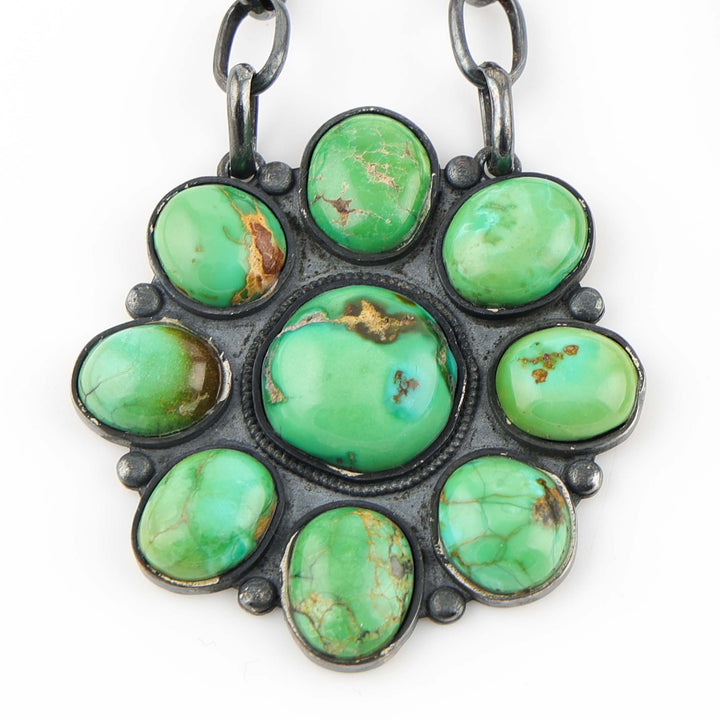 1980s Turquoise Pendant on Chain