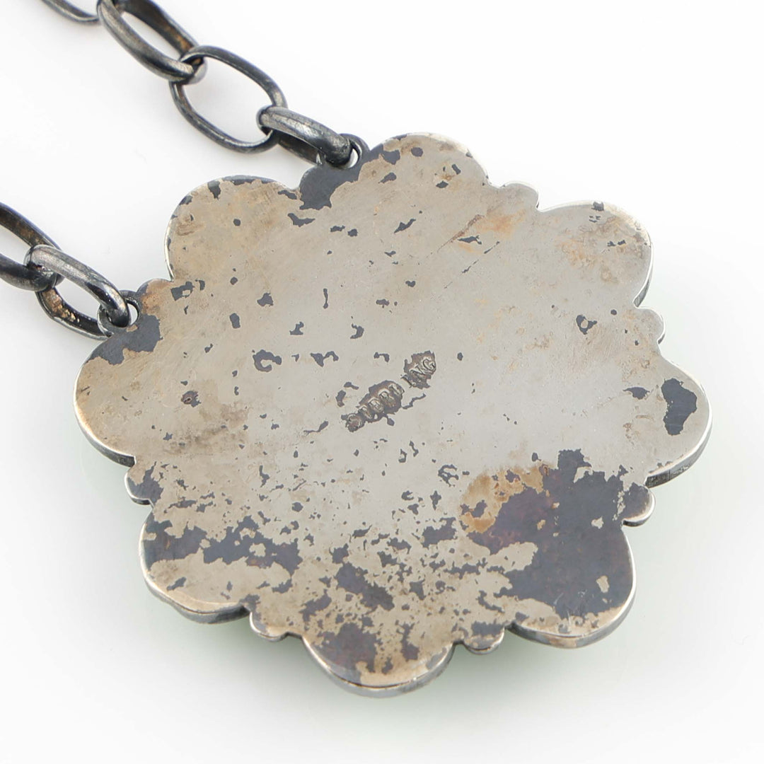 1980s Turquoise Pendant on Chain