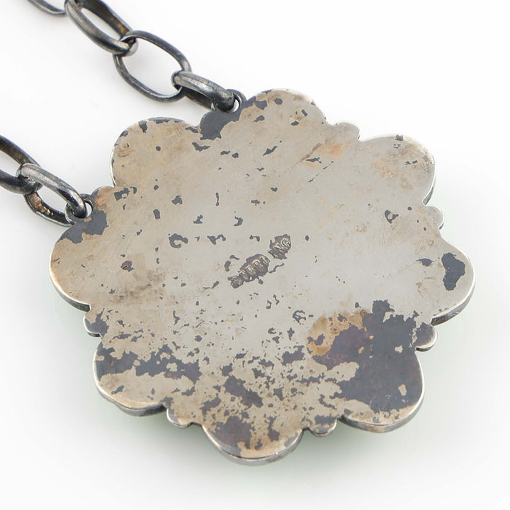 1980s Turquoise Pendant on Chain