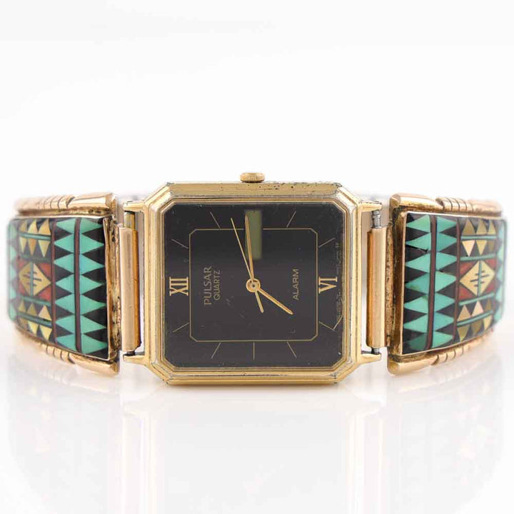 Gold Inlay Watch