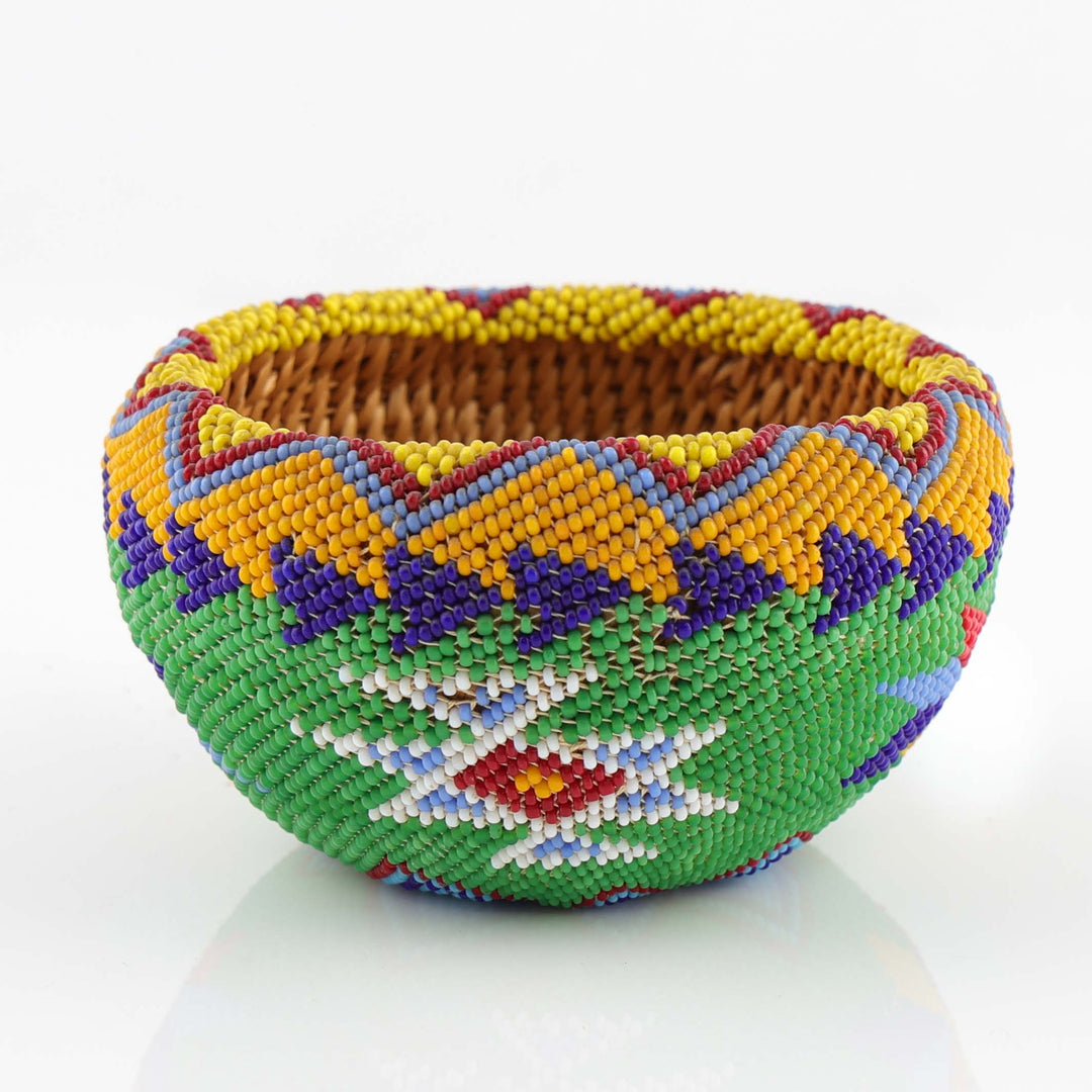 1930s Beaded Paiute Basket