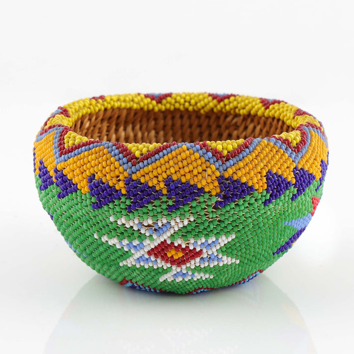 1930s Beaded Paiute Basket