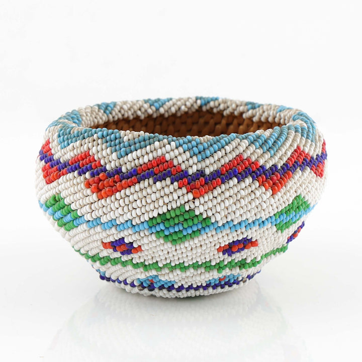 1930s Beaded Paiute Basket