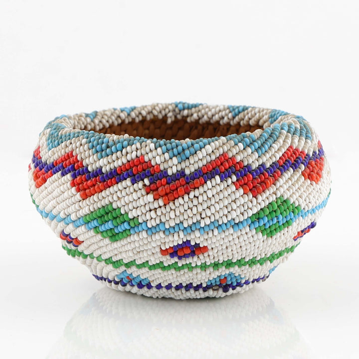 1930s Beaded Paiute Basket