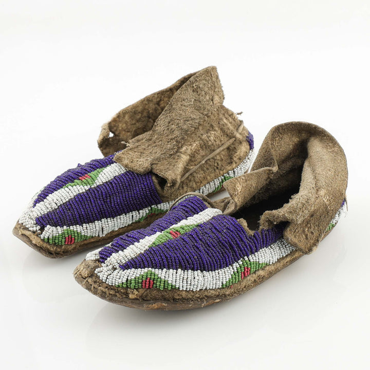 Sioux Beaded Baby Moccasins