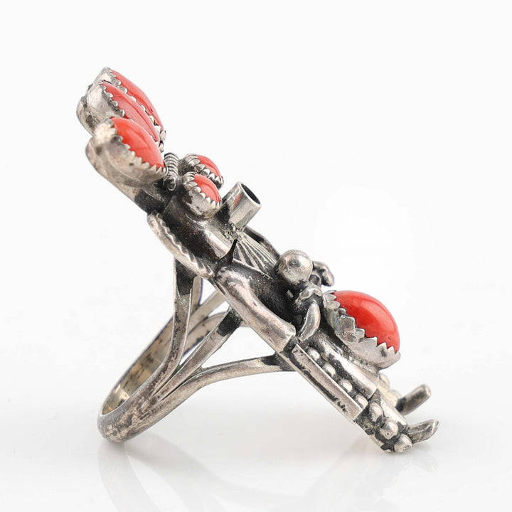 1970s Coral Yei Ring