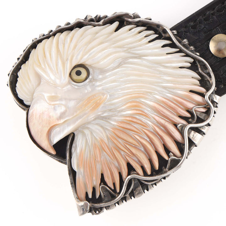 Carved Eagle Buckle with Belt
