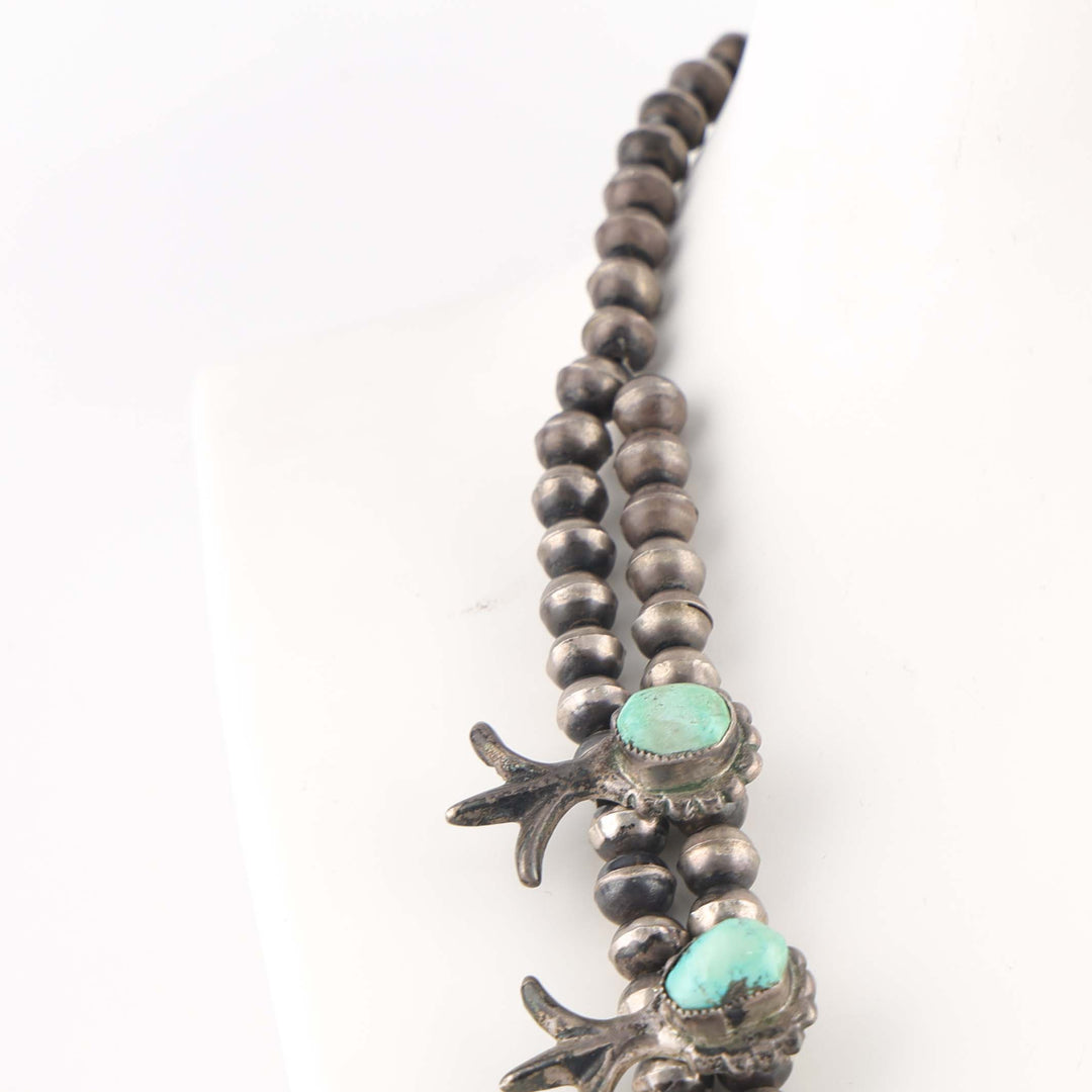 1950s Turquoise Squash Blossom