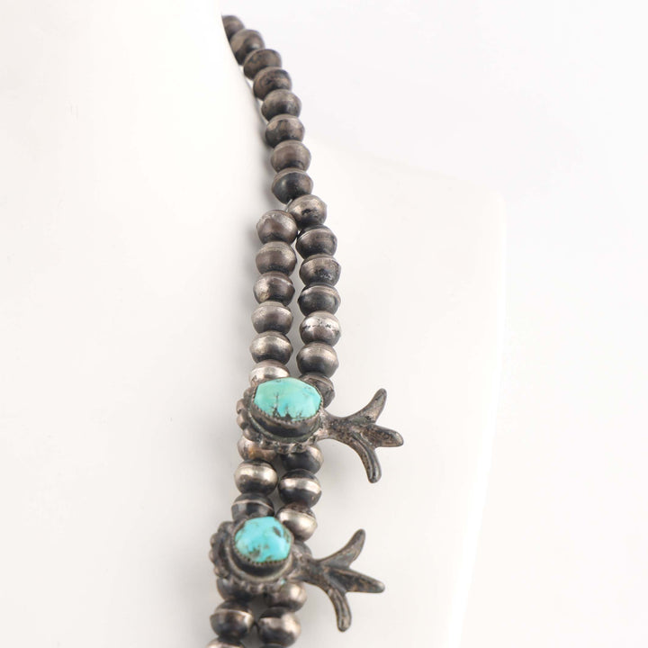 1950s Turquoise Squash Blossom