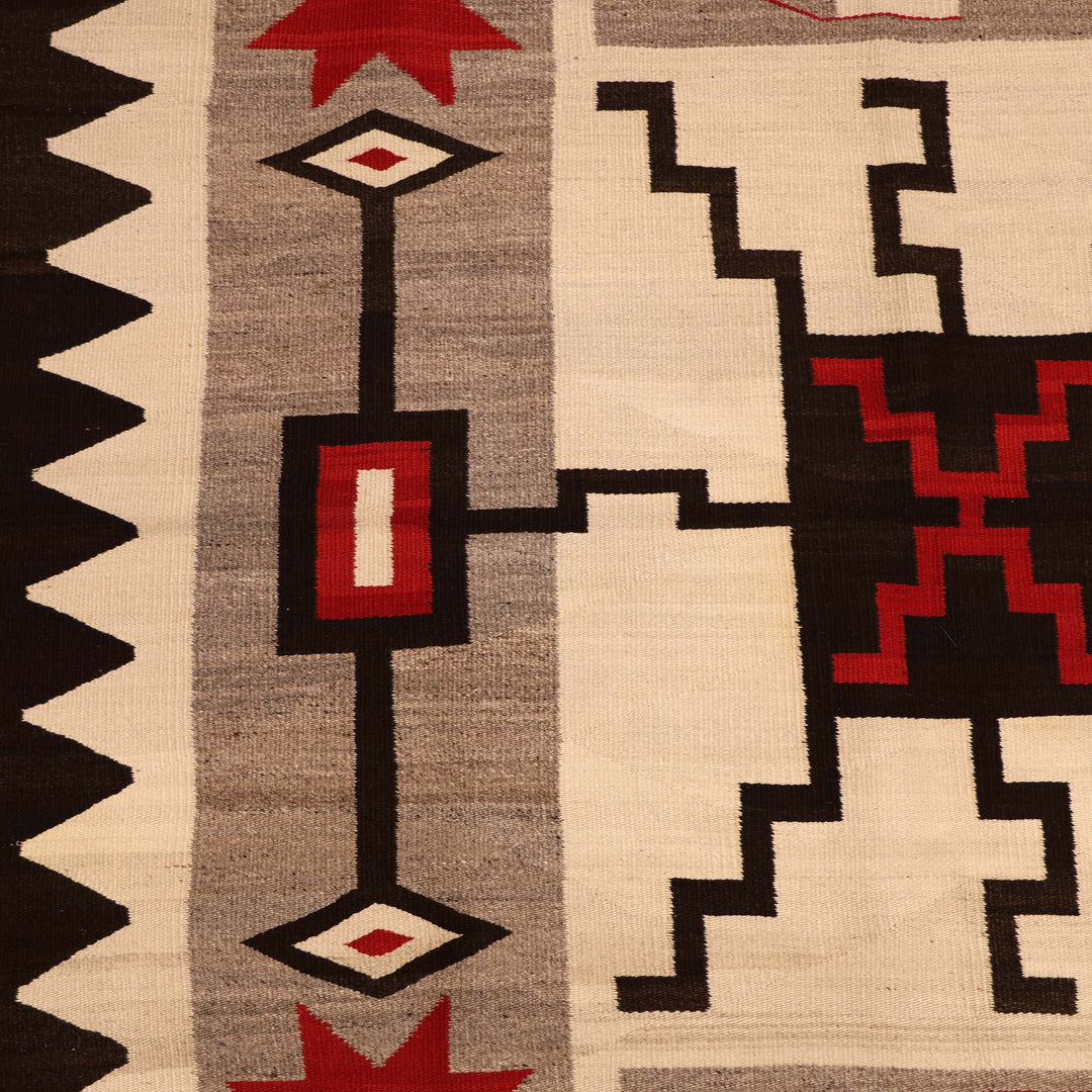 1920s Navajo Storm Pattern Weaving