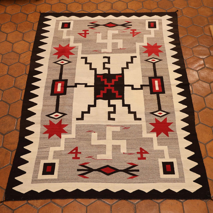 1920s Navajo Storm Pattern Weaving