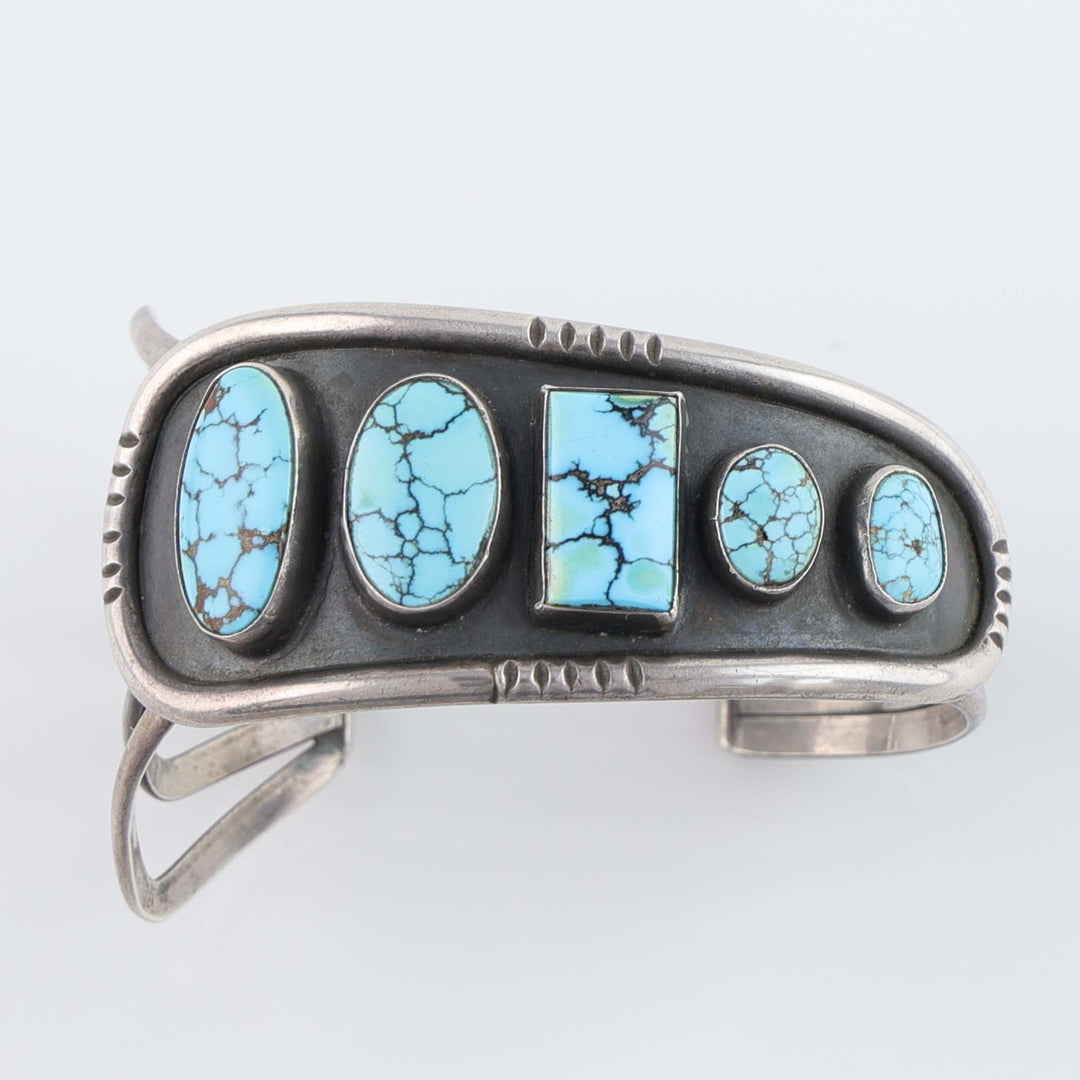 1950s Number Eight Turquoise Cuff
